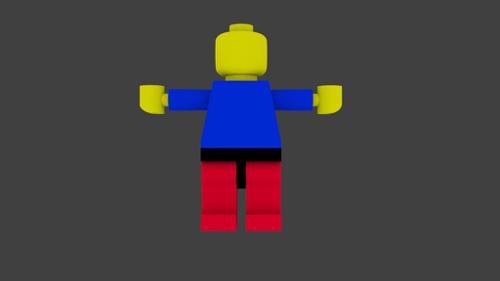 Brick figure with basic rig 2 v1.0 preview image